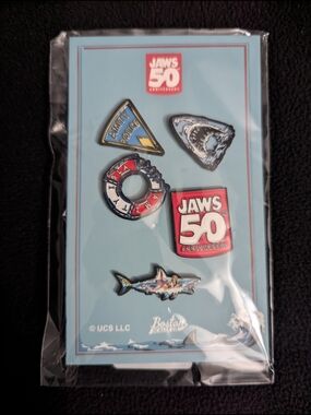 Jaws 50th Anniversary Pin Set (5 Pins) Boston Scally Cap